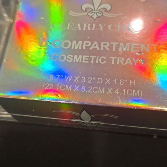 Clearly Chic Acrylic 8-Compartment Cosmetic Tray - Picture 7 of 7